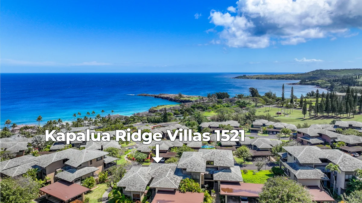 Kapalua Ridge Villas 1521