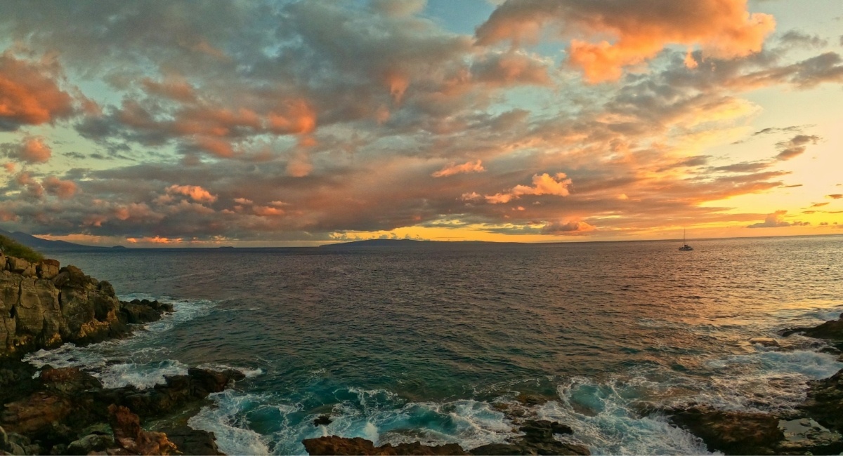 Snorkeling in clear water off a Maui beach